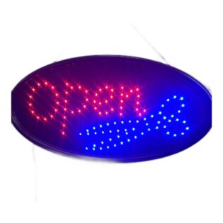 Open tijeras letrero led