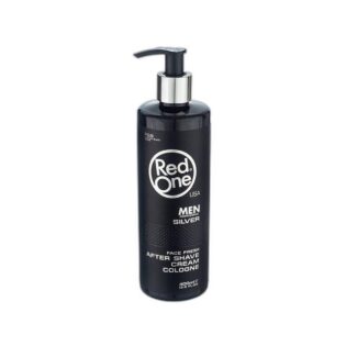 Red one after shave cream cologne silver