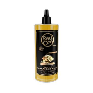 Red One after shave gold body cologne