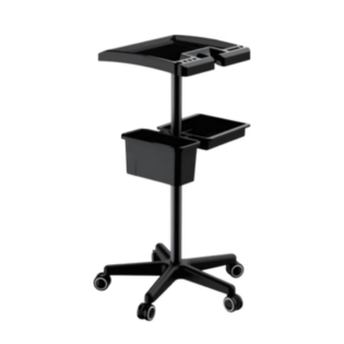 T-027B Salon Service Tray With Folding Tray And  Trash Box