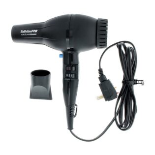 Secador BaBylissPRO Porcelain Ceramic 2800 con concentrador y cable