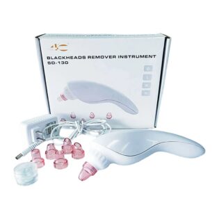 Blackheads Remover SD-130 con caja, adaptador y puntas
