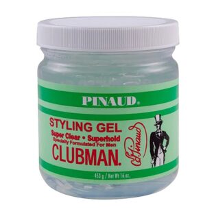 Clubman Pinaud Styling Gel Super Clear Superhold 16 oz