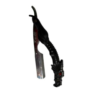 Navaja Kashi Professional Razors con mango negro en forma de dragón