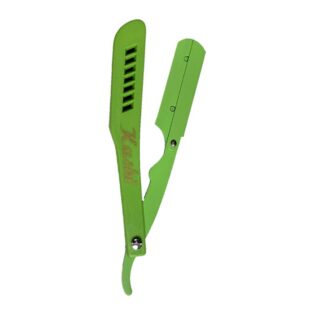 Navaja Kashi RG-112G verde con portahojas abierto